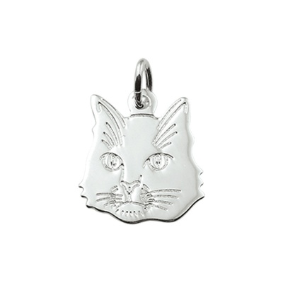 Foto van Zilveren hanger kat 1003714
