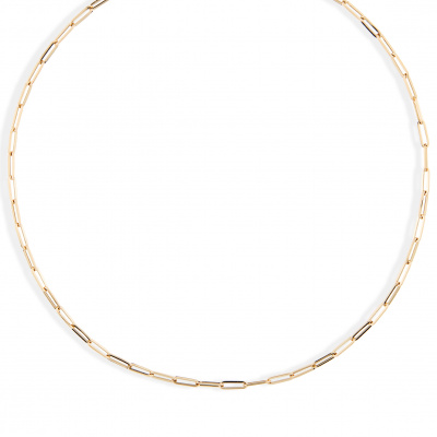 Foto van Geelgouden paperclip collier van Swing Jewels 0265.3067.450.01