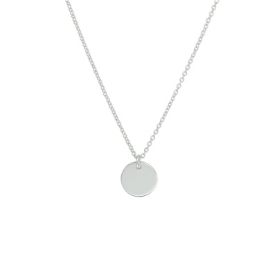 Foto van Zilveren collier met plaatje 1332626