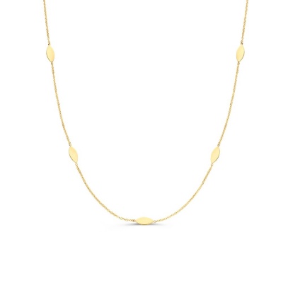 Foto van 14 krt geelgouden collier CT107942