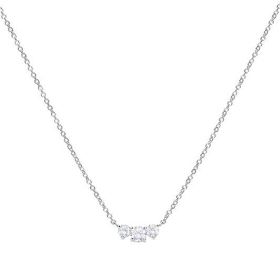 Foto van Zilveren collier met hanger met zirkonia 6310181082
