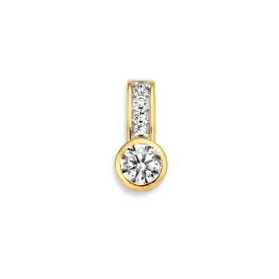 Foto van Hanger geelgoud zirkonia HV126526