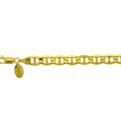 Foto van Gouden armband anker 6,5 mm 21 cm 50.00161