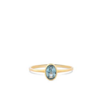 Foto van Geelgouden ring met zirkonia ovaal RDC01-4310-01