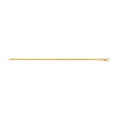 Foto van 14 krt Gouden collier met zilveren kern 40-G01.245
