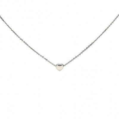 Foto van LOVENOTES ZILVEREN GERODINEERD COLLIER - 102.0588.46 - HART - ANKER - 41-46CM
