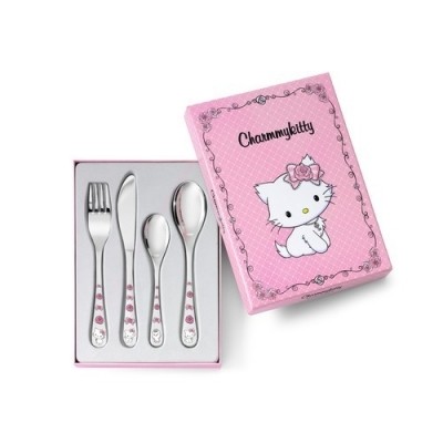 Foto van Zilverstad 6846030 kindercouvert 4-delig Charmmykitty, kleur