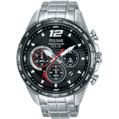 Foto van Pulsar horloge PZ5019X1 heren Chronograaf Solar