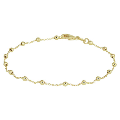 Foto van Gouden armband met bolletjes