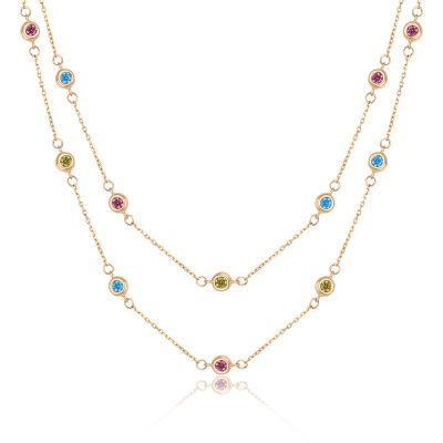 Foto van SWING JEWELS HAPPINESS 14 CT GEELGOUD COLLIER SWEN10045-Y91