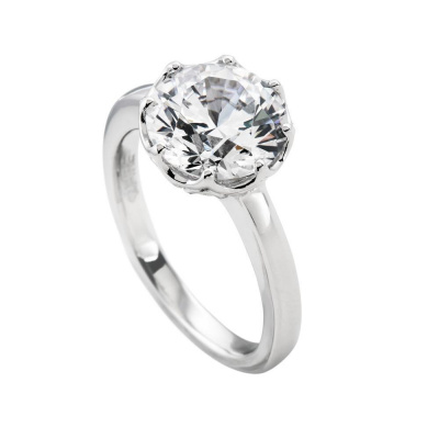 Foto van Diamonfire 814.0086 zilveren ring met zirkonia