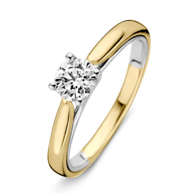 Foto van Ring bicolor briljant 0.40 crt RG 416357