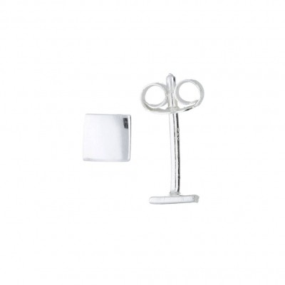 Foto van BEST BASICS ZILVEREN SYMBOOLOORKNOPJES - VIERKANT - 106.2013.00