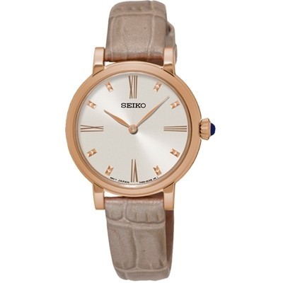 Foto van Seiko Quartz SFQ812P1 dameshorloge met roségoud