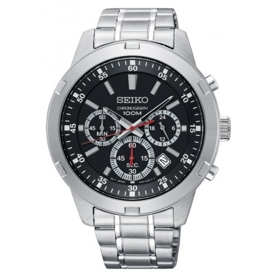 Foto van Seiko SKS605P1 horloge Chronograaf Zwart