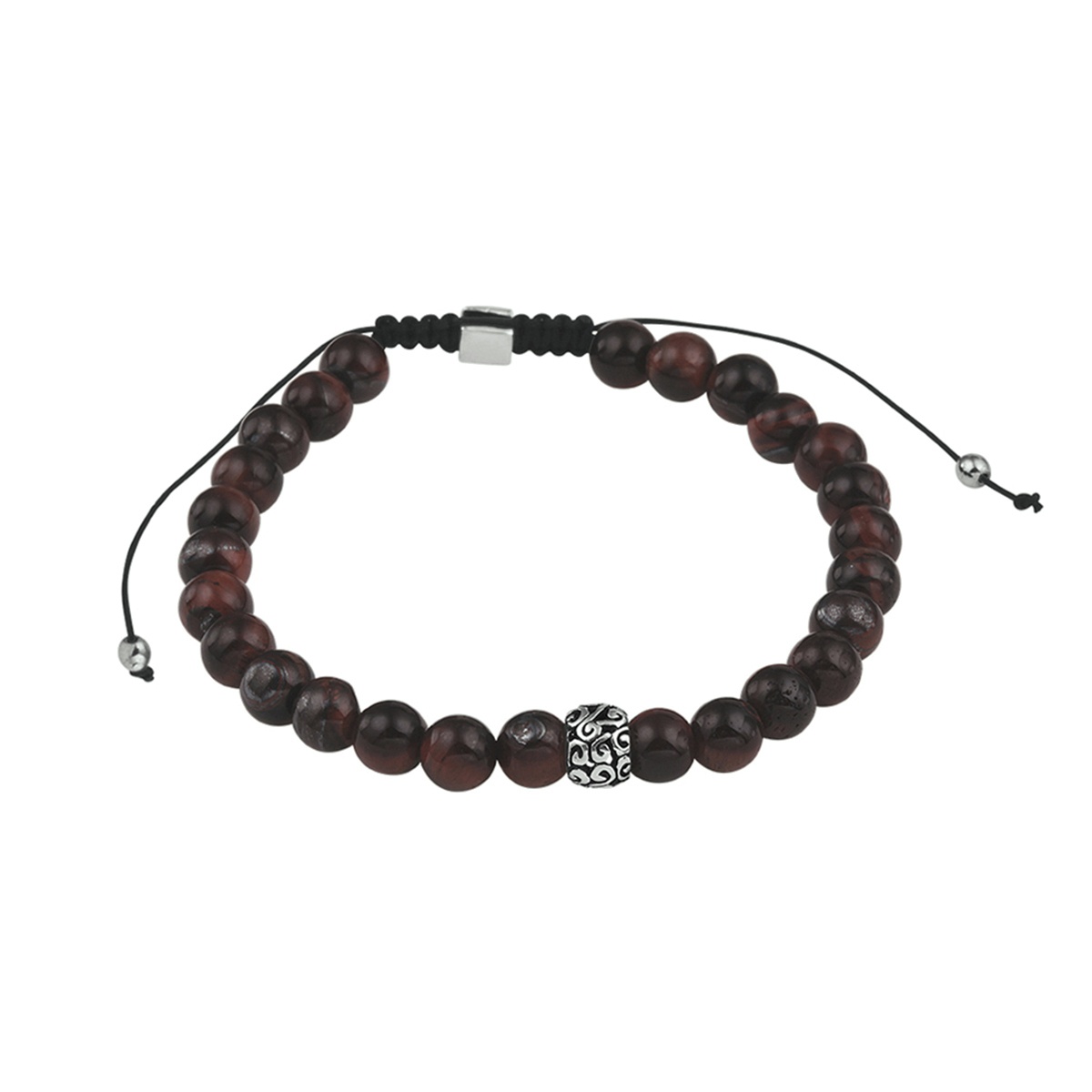 Rood tijgermug met zilver 1800825