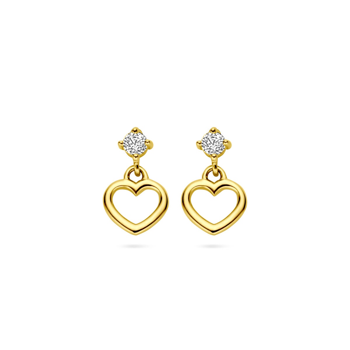 14 krt geelgouden oorknoppen 4030006