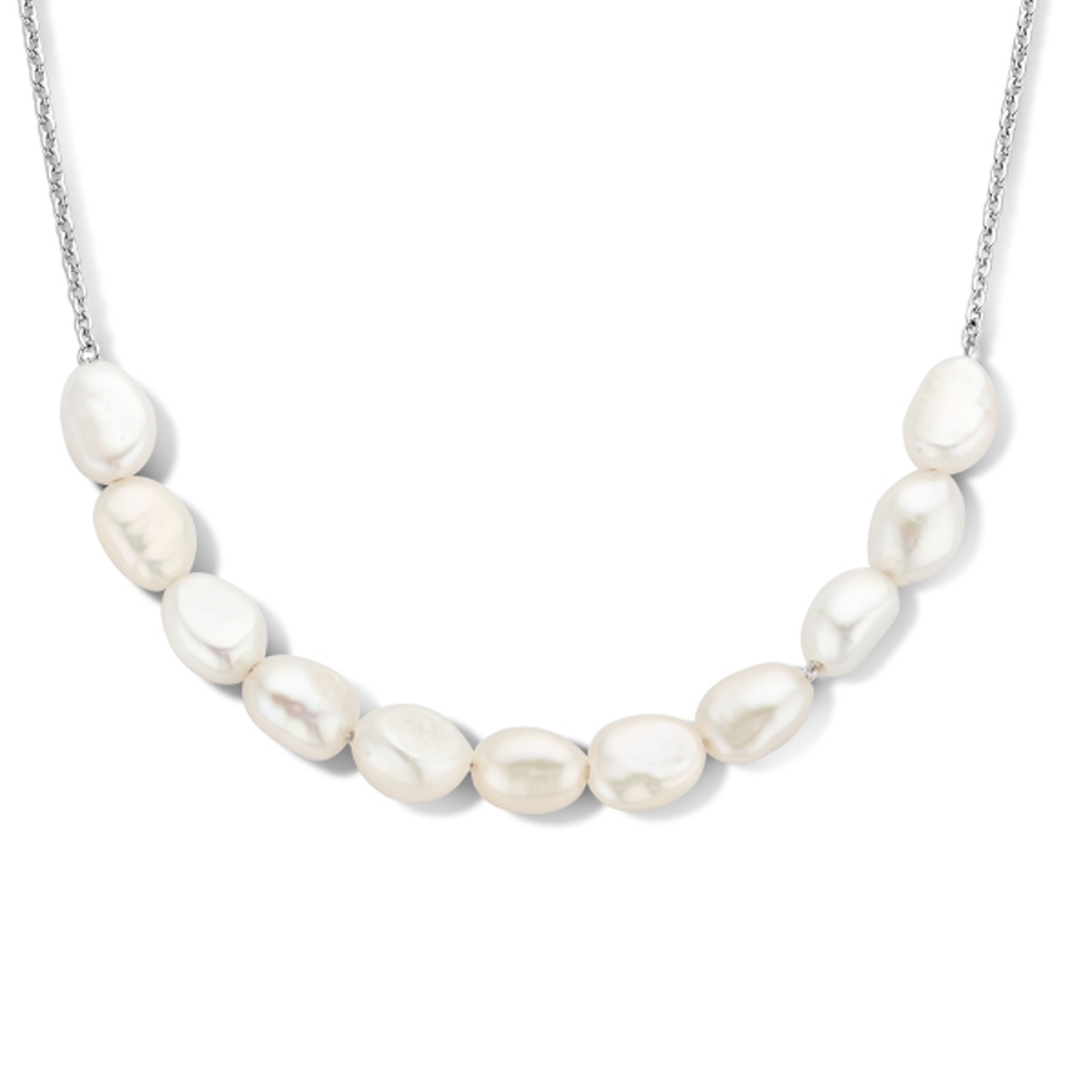 Zilveren collier met parel 1335741