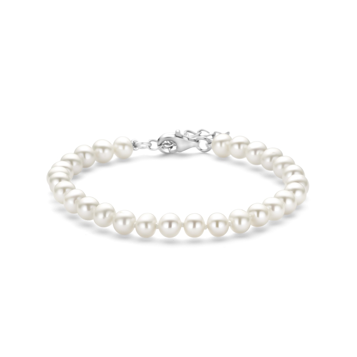 Zoetwaterparelarmband met zilver 1318133