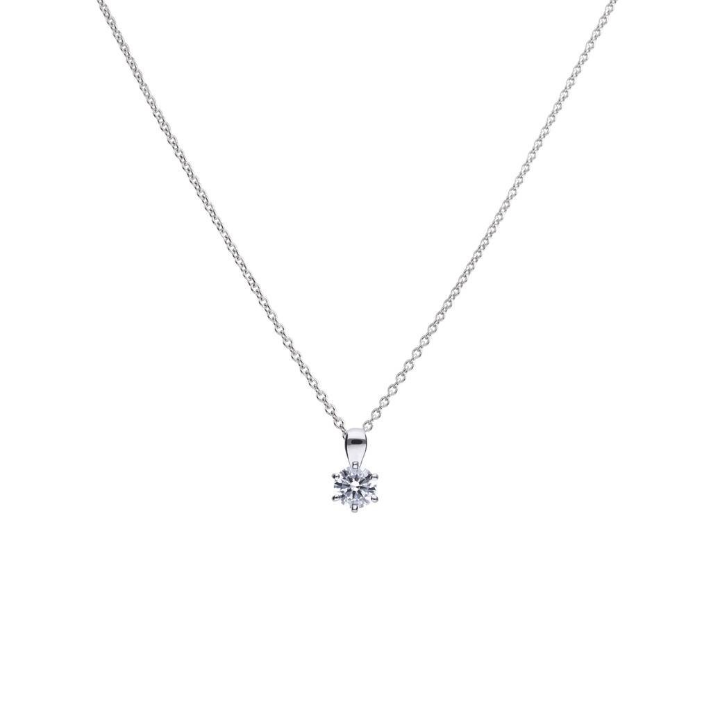 DIAMONFIRE ZILVEREN COLLIER DIAMONFIRE - 0.75 CT - 803.0032.45