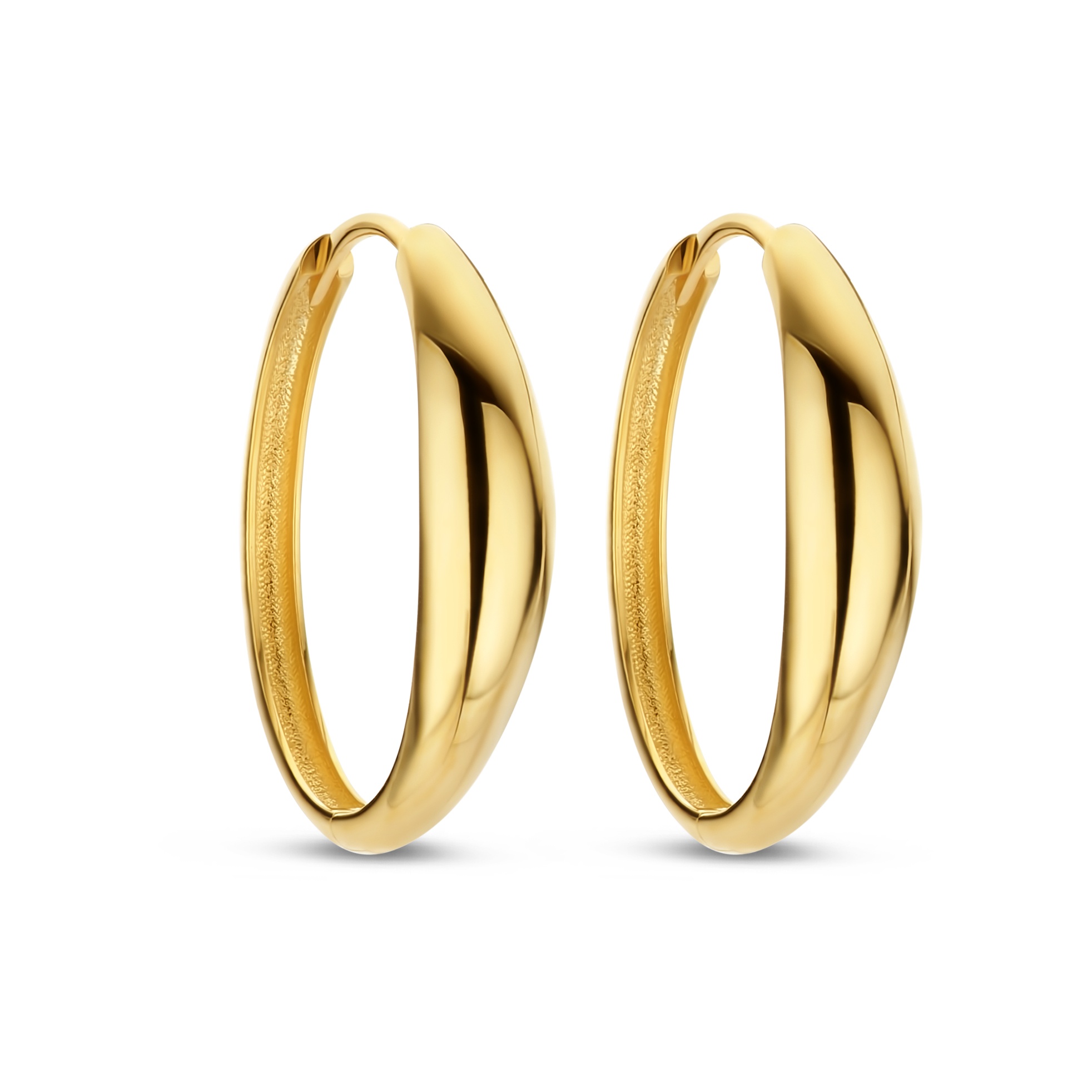 14 krt geelgouden creolen SWJE10378-Y