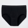 Afbeelding van SCHIESSER ORIGINAL CLASSICS SPORT SLIP MET GULP ZWART
