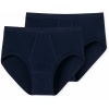 Afbeelding van SCHIESSER ORIGINAL CLASSICS SPORT SLIP MET GULP MARINE 2 PACK