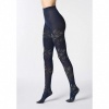 Afbeelding van OROBLU PANTY SHADED LEAVES BLUE 11