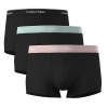 Afbeelding van CALVIN KLEIN ICON LOW RISE TRUNKS 3 PACK BLACK W/BLACK WB/BLACK W/FEEL THE