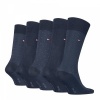 Afbeelding van TH MEN SOCK 5P GIFTBOX HERRINGBON NAVY 