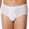 Afbeelding van SCHIESSER ORIGINAL CLASSICS SPORT SLIP MET GULP WIT