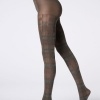 Afbeelding van OROBLU PANTY SOFT PLAID BROWN 4