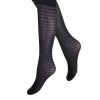 Afbeelding van MARIANNE FASHION KNEEHIGH PIED DE POULE ZWART