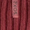 Afbeelding van SOXS StreetWear, medium, bordeauxrode wol, maroon mist , 37-41 SOX3853