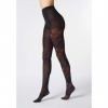 Afbeelding van OROBLU PANTY SHADED LEAVES BLACK 