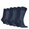 Afbeelding van TH MEN SOCK 6P TIN GIFTBOX NAVY