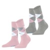 Afbeelding van Burlington Everyday damessokken 2-pack SPORTY-ROSE