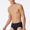 Afbeelding van SCHIESSER ORIGINAL CLASSICS SPORT SLIP MET GULP ZWART