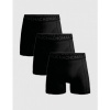 Afbeelding van MUCHACHOMALO MEN 3-PACK BOXER SHORTS MICROFIBER SOLID MICROFIB1010-168 BLACK