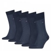 Afbeelding van TH MEN SOCK 5P GIFTBOX HERRINGBON NAVY 