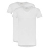 Afbeelding van TEN CATE HEREN BASIC T-SHIRT V-NECK KORTE MOUW 2-PACK WIT