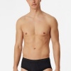 Afbeelding van SCHIESSER ORIGINAL CLASSICS SPORT SLIP MET GULP ZWART 2 PACK