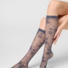 Afbeelding van OROBLU KNEE HIGHS PURE LACE 20 HEMATITE 1