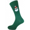 Afbeelding van BONNIE DOON MR CLAUS CHRISTMAS SOCK BOTTLE GREEN