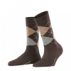 Afbeelding van BURLINGTON MARYLEBONE SOCKS DARK BROWN