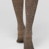 Afbeelding van OROBLU PANTY IRREGULAR CHEVRON CAMEL CHEVRON