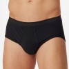 Afbeelding van SCHIESSER ORIGINAL CLASSICS SPORT SLIP MET GULP ZWART 2 PACK