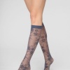 Afbeelding van OROBLU KNEE HIGHS PURE LACE 20 HEMATITE 1