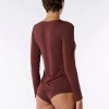 Afbeelding van OROBLU PERFECT LINE MODAL TSHIRT ROUND NECK CACAO