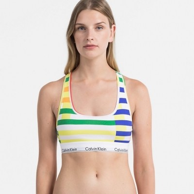 Calvin Klein UNLINED BRALETTE QF4612E-1ZM Multi stripe Calvin Klein UNLINED BRALETTE QF4612E-1ZM Multi stripe